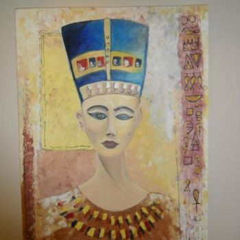 Pittura intitolato "Nefertiti" da Murad Babakishizade, Opera d'arte originale