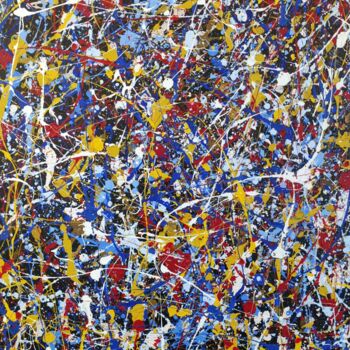 Malerei mit dem Titel "Big Bang" von Muraldi, Original-Kunstwerk, Acryl