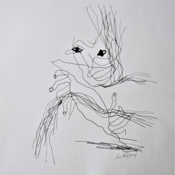 "Tailor. Abstract dr…" başlıklı Tablo Murat Rey tarafından, Orijinal sanat, Işaretleyici