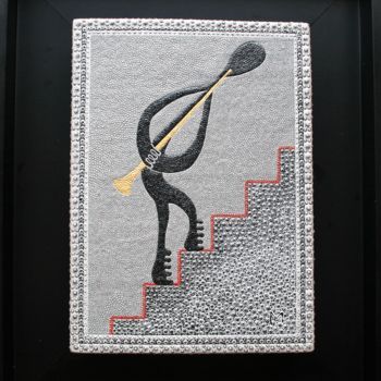 Malarstwo zatytułowany „le tapis rouge” autorstwa Ioan Viorel Muresan, Oryginalna praca