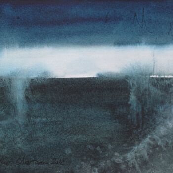 Peinture intitulée "Erosions" par Muriel Buthier-Chartrain, Œuvre d'art originale, Aquarelle