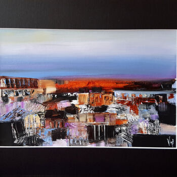 Painting titled "New Ground" by Muriel Cayet, Original Artwork