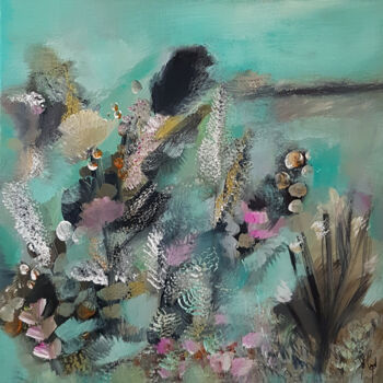 Malarstwo zatytułowany „Oceania” autorstwa Muriel Cayet, Oryginalna praca, Akryl