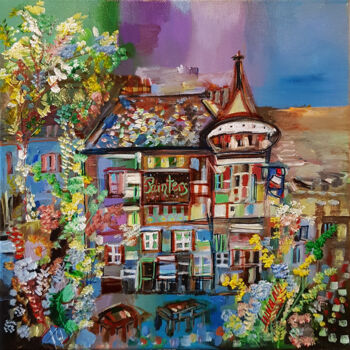 Peinture intitulée "Painters House" par Muriel Cayet, Œuvre d'art originale, Acrylique