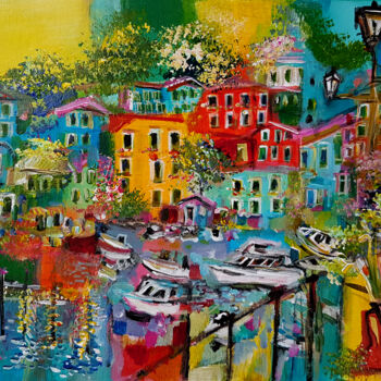 Painting titled "Via del mondo del c…" by Muriel Cayet, Original Artwork