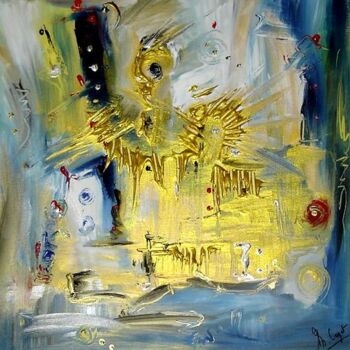 Painting titled "NY NY" by Muriel Cayet, Original Artwork