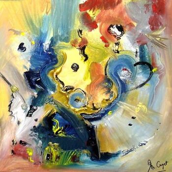 Painting titled "Flamenco" by Muriel Cayet, Original Artwork