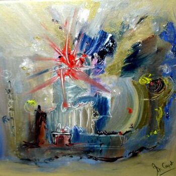 Painting titled "Le triomphe" by Muriel Cayet, Original Artwork