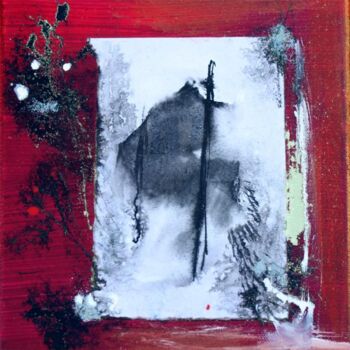 Pintura intitulada "Suivre son chemin" por Muriel Cayet, Obras de arte originais