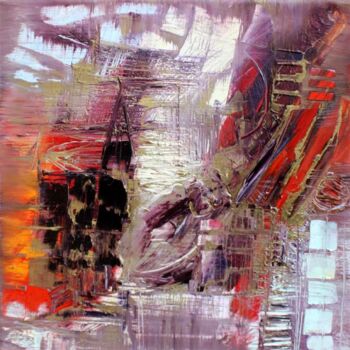 Malerei mit dem Titel "L'Esplanade" von Muriel Cayet, Original-Kunstwerk