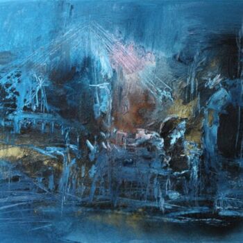 Pintura intitulada "La hutte de mer" por Muriel Cayet, Obras de arte originais