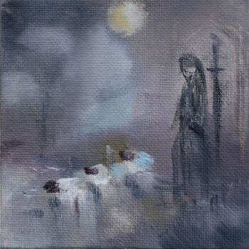 Pittura intitolato "Morgane" da Muriel Cayet, Opera d'arte originale