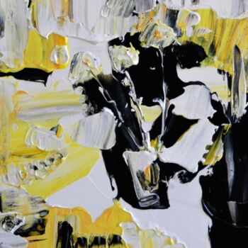 Peinture intitulée "Bouquet blanc" par Muriel Cayet, Œuvre d'art originale