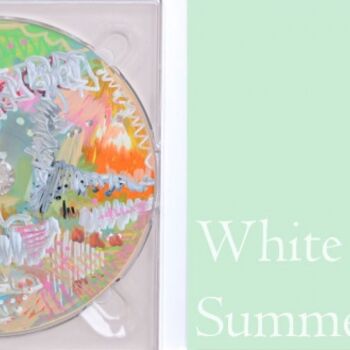 Malerei mit dem Titel "White summer" von Muriel Cayet, Original-Kunstwerk