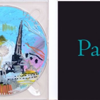 Malerei mit dem Titel "Paris" von Muriel Cayet, Original-Kunstwerk