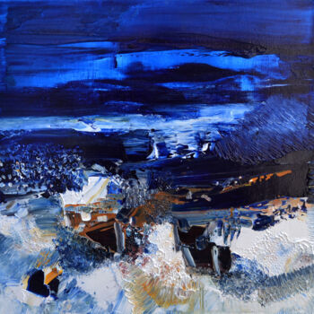 Pittura intitolato "Bretagne Novembre" da Muriel Cayet, Opera d'arte originale