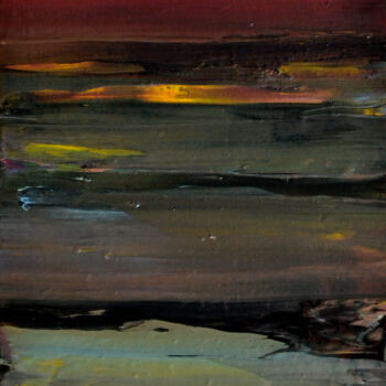 Pittura intitolato "La surface du silen…" da Muriel Cayet, Opera d'arte originale, Acrilico