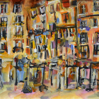 绘画 标题为“Des vies en façades” 由Muriel Cayet, 原创艺术品, 丙烯