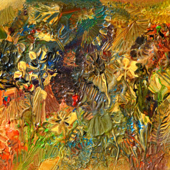 Peinture intitulée "Un style naturel" par Muriel Cayet, Œuvre d'art originale, Acrylique