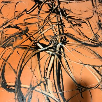 Картина под названием "GRANDES LIGNES" - Muriel Deumie, Подлинное произведение искусства, Акрил