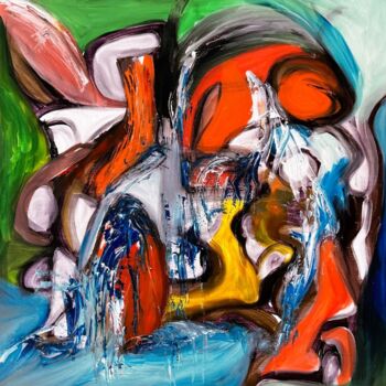Pittura intitolato "Expressionisme abst…" da Muriel Deumie, Opera d'arte originale, Acrilico