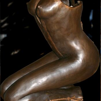 Escultura titulada "Aubade" por Muriel Mouton, Obra de arte original, Terracota