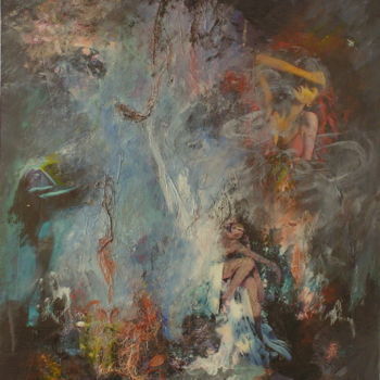 Painting titled "a042  reves de femm…" by Muriel Beuve, Original Artwork, Acrylic
