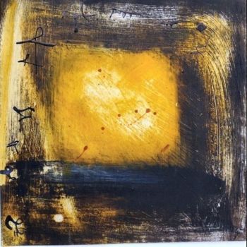 Peinture intitulée "Soleil voilé I" par Muriel Bo, Œuvre d'art originale