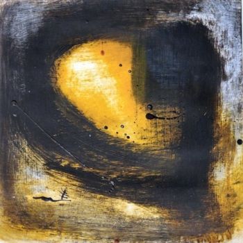 Pintura intitulada "Soleil voilé IV" por Muriel Bo, Obras de arte originais
