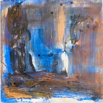 Peinture intitulée "Bashung Blues Ib" par Muriel Bo, Œuvre d'art originale