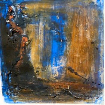 Painting titled "Bashung Blues Ia" by Muriel Bo, Original Artwork