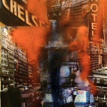 Collages titled "222 W 23St" by Muriel Bo, Original Artwork