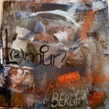 Collages getiteld "Bons Baisers de Ber…" door Muriel Bo, Origineel Kunstwerk