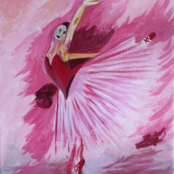 「Ballet 2」というタイトルの絵画 Murielle Lucie Clémentによって, オリジナルのアートワーク, アクリル