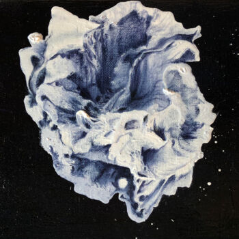 Картина под названием "The void 1" - Murielle Bonniec, Подлинное произведение искусства, Масло Установлен на Деревянная рама…