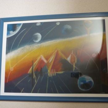 Painting titled "Stargate" by Murphye, Original Artwork, Oil