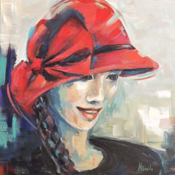 Painting titled "Sevimli" by Mürşide Özyonar, Original Artwork, Acrylic