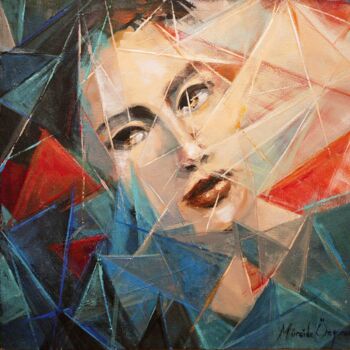 "Cristal woman" başlıklı Tablo Mürşide Özyonar tarafından, Orijinal sanat, Akrilik Ahşap Sedye çerçevesi üzerine monte edilm…