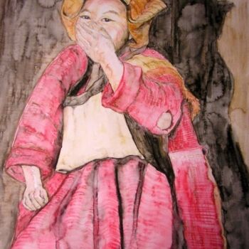 Painting titled "COQUINE" by Muryelle Faure, Original Artwork