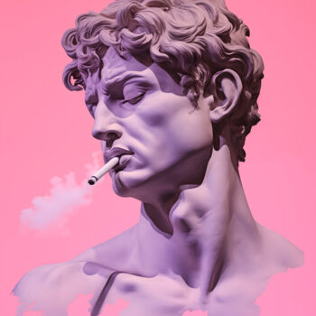 Arts numériques intitulée "SMOKE" par Muse Korner, Œuvre d'art originale, Photo montage