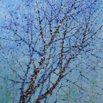 Malerei mit dem Titel "Spring" von Vasiliy Polushkin, Original-Kunstwerk, Öl