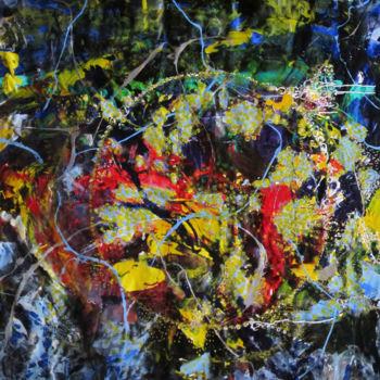 Schilderij getiteld "3 m.sq. Huge Abstra…" door Dmitri Matkovsky, Origineel Kunstwerk, Acryl