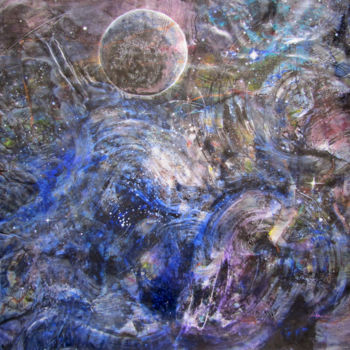 Painting titled "One Planet Coalitio…" by Dmitri Matkovsky, Original Artwork, Acrylic
