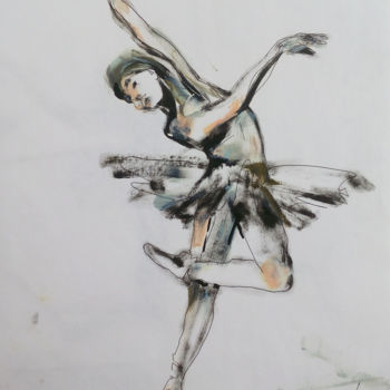 Painting titled "Ballet 5, Dance, Ru…" by Dmitri Matkovsky, Original Artwork, Ink