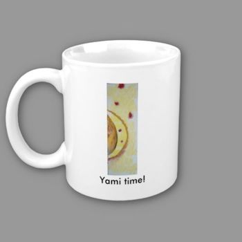Artisanat intitulée "yami_time_cup_mug5" par Dmitri Matkovsky, Œuvre d'art originale