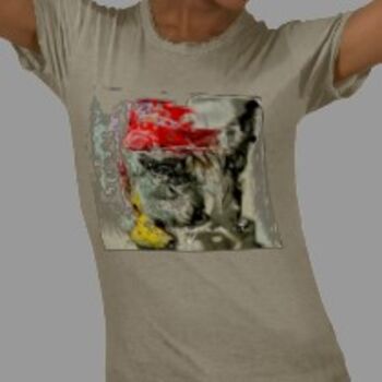 Artcraft titled "spin_it_tshirt" by Dmitri Matkovsky, Original Artwork