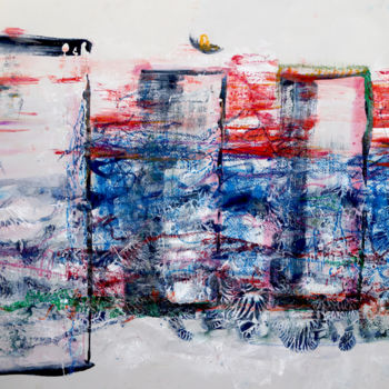 Картина под названием "In the Midst of Lif…" - Dmitri Matkovsky, Подлинное произведение искусства, Масло