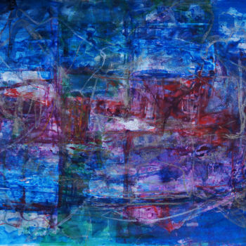 Картина под названием "A Peace of Ocean" - Dmitri Matkovsky, Подлинное произведение искусства, Масло
