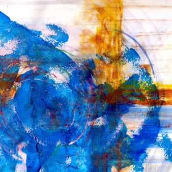Malarstwo zatytułowany „Blue-Blue-Blue” autorstwa Dmitri Matkovsky, Oryginalna praca, Olej
