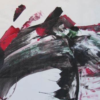 Pintura intitulada "The red/black conce…" por Dmitri Matkovsky, Obras de arte originais, Acrílico